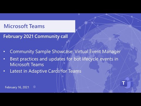 Microsoft Teams community call-February 16, 2020