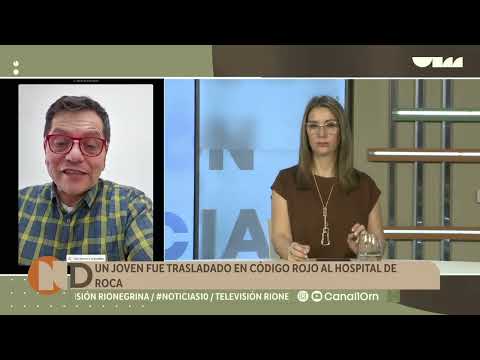 Código rojo: trasladan a Roca a un joven que cayó desde el cuarto piso del hospital de Villa Regina