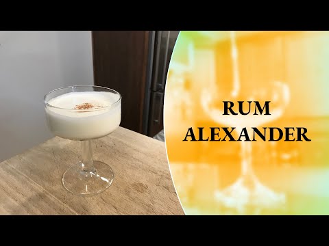How to Make a Rum Alexander - Rum Cocktails - Cocktails at Home
