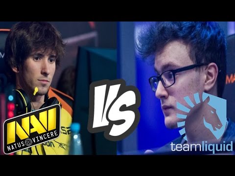 New NaVi first game Vs Team Liquid — Dendi vs Miracle mid