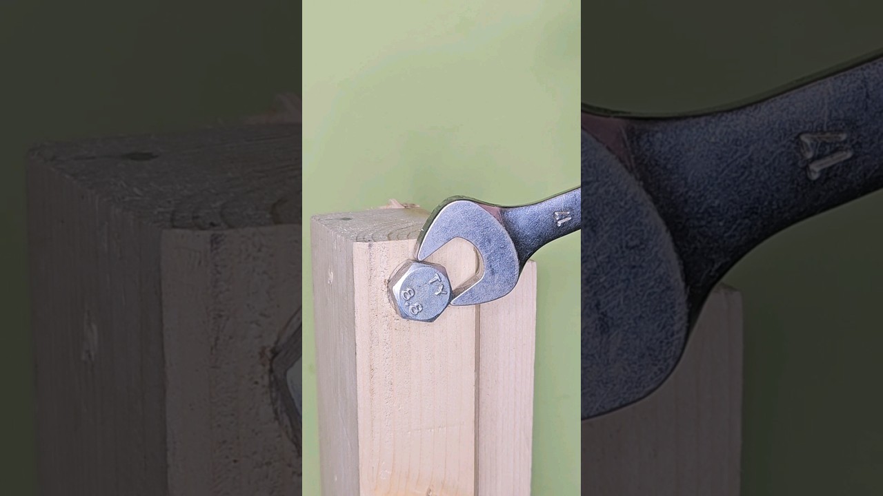 How to easily unscrew a bolt without having a suitable wrench.