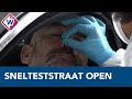 Snelteststraat open: Jennifer leerde binnen een dag coronatesten afnemen