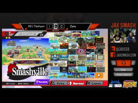 Jax Smash Weekly 5/19/16 - A2 | Tachyon(Pikachu) Vs. Zeta(ZSS) WS