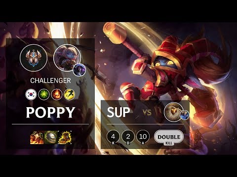 Poppy Support vs Bard - KR Challenger Patch 10.6