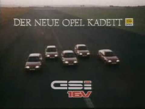 Opel Kadett E Gsi 16V Offizielle TV Werbung