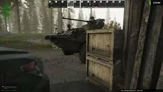 Catching a ride from the BTR