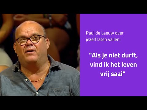 Paul de Leeuw over het nut van je laten vallen