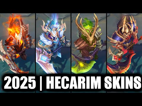 ALL HECARIM SKINS SPOTLIGHT 2025 | League of Legends