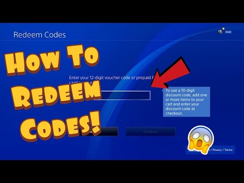 How To Redeem Codes On Your PS4 - New Easy Way!