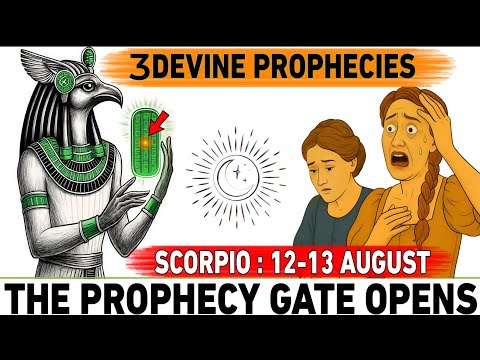 Scorpio ♏ August 12-13, 2025: 3 Divine Prophecies Align With Destiny & Begin to Manifest. 