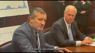 Senator Ted Cruz i Ron Johnson-spotkanie z kierowcami amerykańskiego konwoju wolności | Napisy PL