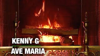 Kenny G – Ave Maria (Christmas Songs – Yule Log)