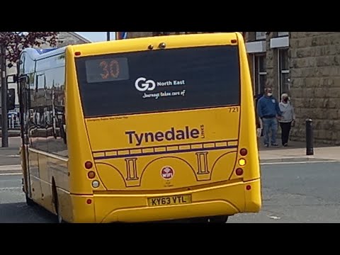 Go North East Optare Solo SR 721 making a Rare Appearance on the 30 to Stanley.