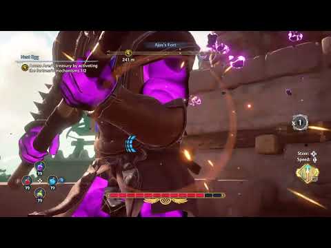 Immortals Fenyx Rising: 72 - Nest Egg: Talk to Ares ~ Access Ares's treasury