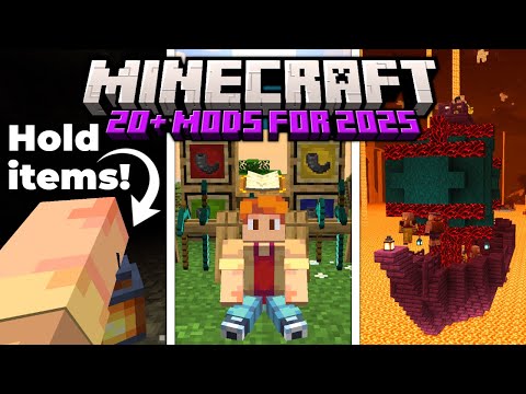 20+ Vanilla Friendly Mods for Minecraft in 2025!