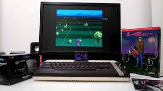Atari 800 XL Lite Rally Motorcycle racing game