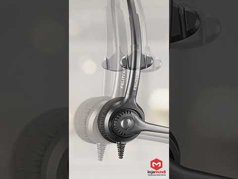 Video do produto Headset Felitron Epko NC F4 Mono com Cancelamento de Ruído e Conector RJ9
