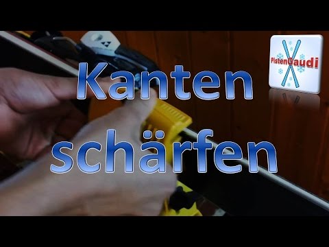Skikanten richtig schleifen! [Skipräparation] [PistenGaudi]
