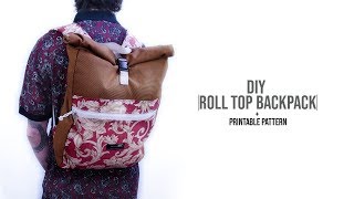 Roll Top Backpack DIY