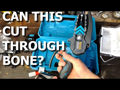 The most dangerous tool on AMAZON - Saker mini electric chainsaw