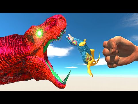 EPIC PUNCH & T-REX AND GENERAL WHO CAN SURVIVE? - Animal Revolt Battle Simulator