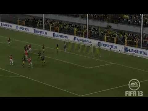 Meu primeiro gol de Falta no Fifa 13