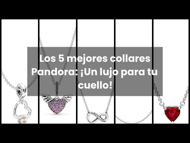 Vídeo relacionado con PANDORA Collar con colgante Infinity Collares elegantes para mujer Hermoso conjunto de regalo para mujer 08050