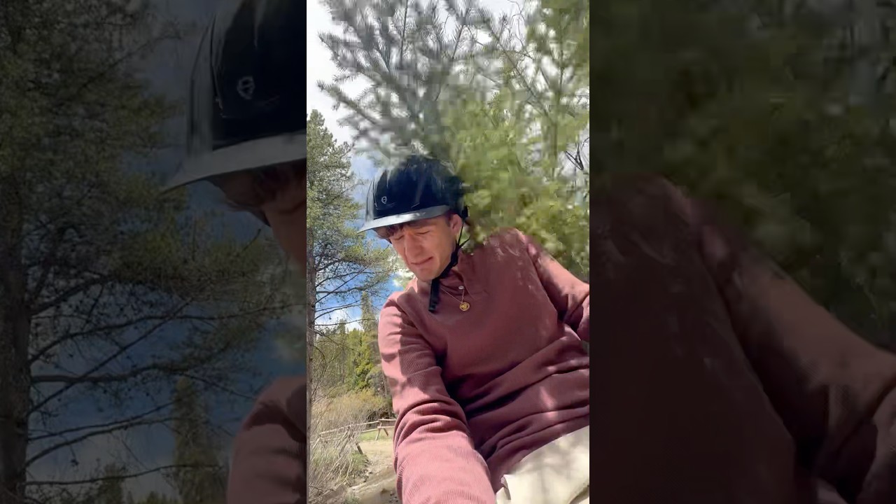 How a horse almost killed me🤠 w Carter Kench #shorts