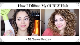 How I Diffuse + Diffuser Review | Curly/Wavy Hair