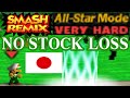 Smash Remix All Star Mode Gameplay With NTSC J Luigi VERY HARD No Stock Loss