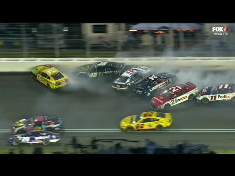 THE BIG ONE HUGE CRASH AT CHARLOTTE - 2022 COCA-COLA 600 NASCAR CUP SERIES AT CHARLOTTE