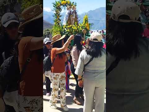 Procesión de la virgen María y santa Isabel de Huaylas Ancash Perú barrio de Nauhinyaco 6/07/2025 