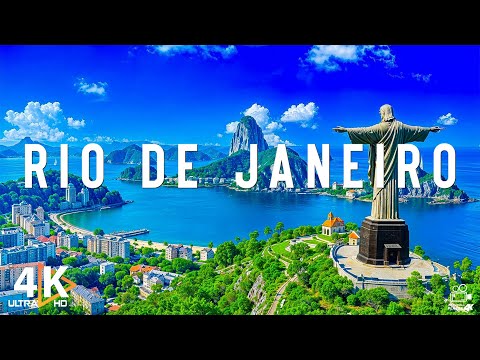 Rio de Janeiro 4K UHD | Stunning Aerial Views of Brazil’s Iconic Beaches, Mountains, and Landmarks