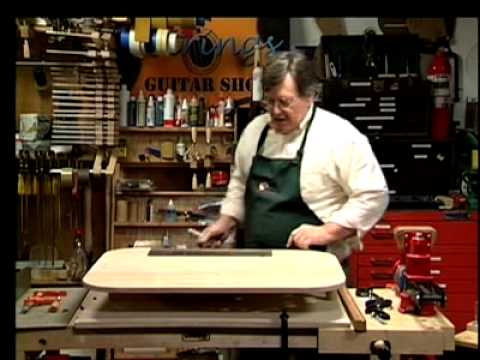 Replacing the vintage guitar fretboard: instructional guitar building video