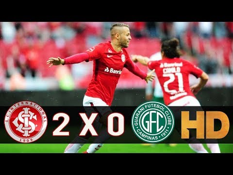 Internacional 2 x 0 Guarani - Gols e Melhores Momentos - Brasileirão 2017 HD