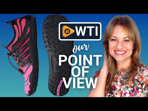 UBFEN Water Shoes Aqua Shoes Swim Shoes Mens Womens Beach Sports Quick Dry Barefoot for Boating Fishing Diving Surfing with Drainage Driving Yoga 7.5 Women/6.5 Men Black Pink - WTI product video review
