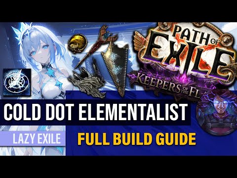 [PoE 3.27] Elementalist Cold Dot Full Build Guide | League Start to Endgame Wintertide Brand Setup