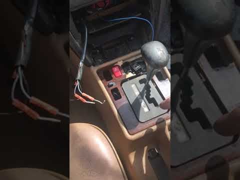 MERCEDES BENZ 190E wood Trim shifter removal