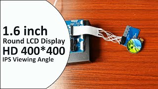 1.6 inch 400*400 TFT LCD Module Small Round Watch LCD Screen Circular LCD Display