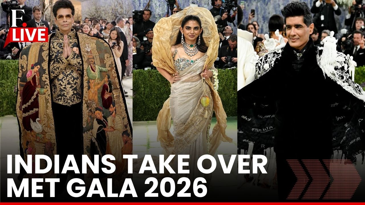 Indians At Meta Gala 2026 LIVE: Isha Ambani, Karan Johar, Jaipur Royals, Simone Ashley | N18G