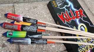 Jorge Fireworks - Killer Rockets kleine 16g Raketen
