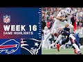 Bills vs. Patriots Week 16 Highlights | NFL 2021