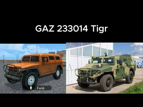 All Vehicle in Miami Crime Vice Town to Real Life