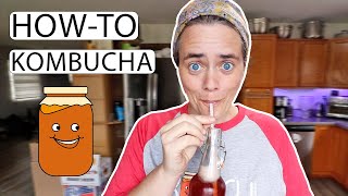 Kombucha | Easy How-To Make Kombucha At Home | Fermented Homestead
