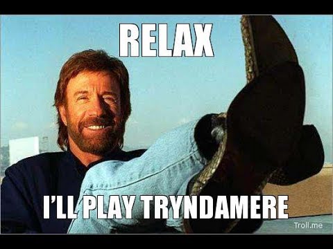 LITERALLY THE WORST WAY TO DIE !! NEW META BROKEN TRYNDAMERE BUILD!!!