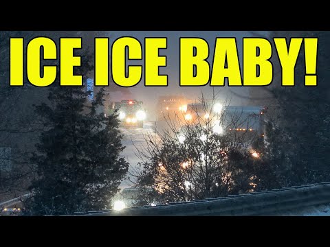 ***  WATCH  ***  NUMEROUS COMMUTER CRASHES DUE TO SLICK ROADS