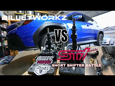 VB WRX short shifter Billetworkz vs STI how to install shift knob and review 2022 2023 2024