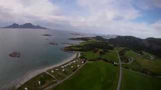 preview picture of video 'Paragliding fra Keiservarden, Bodø 02.08.2014'