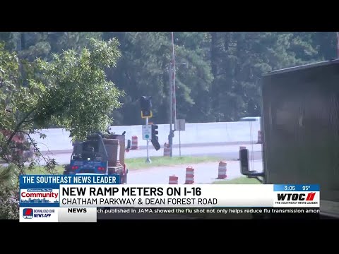 GDOT installing first ramp meter signals in Southeast Georgia for I-16/I-95 project
