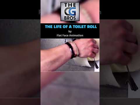 📽️ Vertical Short: "The Life of a Toilet Roll" - by Flat Face Animation | TheCGBros